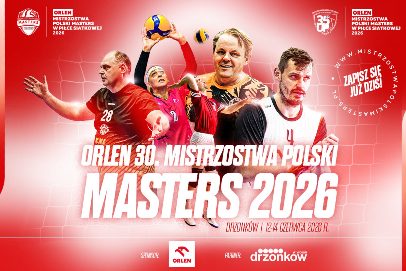 Znamy wyniki losowania ORLEN Mistrzostw Polski Masters Mężczyzn i Kobiet